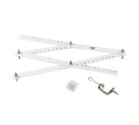 Portable Scale Ruler Foldable 10x Drawing Magnifier Tool for Architect, School Art Craft Project for Reading with Highlighter Magnifier