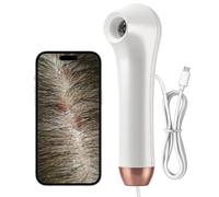 Portable Scalp Analysis Machine, 3 Gears Skin Hair Analyzer, 1 Megapixel Scalp Microscope, Rechargeable Hair Follicle Oil Moisture Magnifying Detector Skin Pigment Teste for Head Spa Home Salon Use