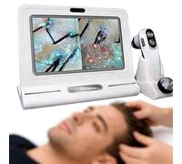Portable Scalp Analyzer with HD Screen Digital Microscope Hair Follicle Skin Tester for Home Professional Salon Use