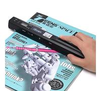 Portable Scanner, Handheld Photo Scanner, A4 Document Scanner for Picture Text Receipt Page in 300/600/900Dpi JPG PDF Format Hand Scanner Support USB Transfer Micro SD Card, No Driver
