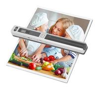 Portable Scanner, Wireless Mobile Document Scanner, Handheld Photo Scanner Wand with USB Cable, Business Card and Receipt Scanner for PC, Photo, A4, Document, Picture, Books