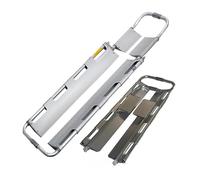 Portable Scoop Stretcher for Emergency Rescue - Lightweight Foldable Aluminum Stretcher with Adjustable Size, Detachable Design for First Responders & Home First Aid