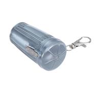 Portable Sealed Ashtray Pocket Size with Lid Iron Silver