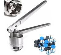 Portable Sealing Machine, Vial Manual Crimper, Hand held Capping Machine, 304 Stainless Steel Material, Tools Capper, Full Aluminum/Aluminum-Plastic13-32mm.(B,30mm)