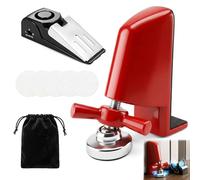 Portable Security Door Lock Stopper, Hotel Door Locks with Alarm for Floor, Doors Stopper for Travelers Security, Anti Theft Portable Doors Stoppers Lock for Bottom of Door for Home Apartment