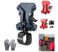 Portable Self-Locking Power Tool Holster, Drill Holster for Belt, Universal Tool Holster Fits any Belt Quick Access Tool for Electrician Carpenter Plumber Technician (1PC-C)