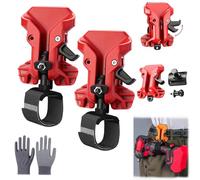 Portable Self-Locking Power Tool Holster, Drill Holster for Belt, Universal Tool Holster Fits any Belt Quick Access Tool for Electrician Carpenter Plumber Technician (2PC-A)