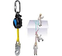 Portable Self-Retracting Lifeline Fall Protection Device | Safety Lanyard with Quick-Action Brake | Ideal for Climbing Construction and Outdoor Activities