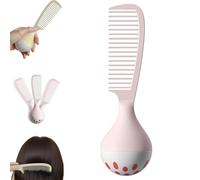 Portable Self-Standing Comb, Wide Tooth Detangling With U-Shaped Teeth Grooves Design That Gently And Glides Through Tangles, for Curly & Wet Hair