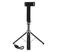 Portable Selfie Stick Phone Holder with Adjustable Length for Travel | Stainless Steel and ABS Build, 55mah Power Cell, Selfie Photography, Multifunction Use, Extendable Design