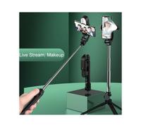Portable Selfie Stick Phone Tripod + Bluetooth Remote & Fill Light