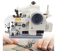 Portable Sewing & Embroidery Machine - Blind Stitch Hemmer, 1200RPM High Speed, Adjustable Needle Pitch (3-8mm), Foot Pedal, 10 Needles for Hemming Pants & Clothing