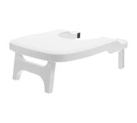 Portable Sewing Machine Extension Table for Home Sewists and Quilts | Plastic White Flat Surface, Reusable Fabric Support, for Dressmakers, Small Workspace Sewing and Travel