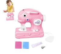 Portable Sewing Machine For Kids - Small Battery Powered Sewing Tool With Light | Safe Interactive Zewing Craft Set For Learning And Creativity | For Kids, Beginners, Home, Classroom,