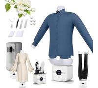 Portable Shirt Press and Wrinkle Remover, Automatic Ironing Machine with Quick Operation, Gentle on All Fabrics for Shirts and Pants