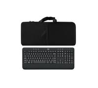 Portable Shockproof Waterproof Keyboard and Mouse Sleeve Protective Case for Logitech MK540/MK545 Advanced Wireless Keyboard & Mouse Combo; Black