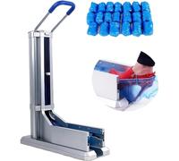 Portable Shoe Cover Dispenser with 200 Disposable Covers, No Electricity Needed, Ideal for Home and Office Protection