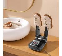 Portable Shoe Dryer & Boot Warmer, 200W with Ozone Sterilization, Intelligent Timer, 360° Heat, Foldable Adjustable Rack for Ski Boots, Gloves, Hats