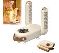 Portable Shoe Dryer Warmer, Foldable Boot Dryer Shoe Dryer, Wall-Mounted Ski Boots Dryer with 1/3/6h Timer and Led Touch Screen, Easy To Clean, for Shoes Gloves Hats Socks