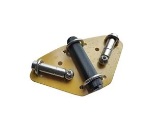 Portable Shortwave Antennas V Base Plate Strong Metal Construction Lightweight Base Plate for Field Radio Setups Strong Portable Antennas for Field Operations