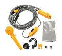 Portable Shower - 12V Electric Portable Multifunctional, Hiking Shower | Pump For Motorcycle RV Car Wash Hiking Beach Travel Adventure Road Trip