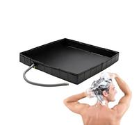 Portable Shower Box - Shower Pool With Drain Hole | Portable Basin Floor for Camping, Dog Bath, Garden, and Patio