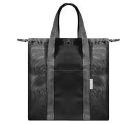 Portable Shower Caddy Bag Quick Dry Tote Bag Lightweight Bath Organizer Hanging Mesh Shower Caddy Toiletry Organizer 30x18x18cm Large Capacity with Multi Pocket for Travel Camping Beach(Black)