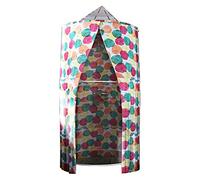 Portable Shower Curtain Runde, Round Zip Polyester Cloth Bathroom Cover Bathroom Account for Outdoor Camping, Hiking, Beach, Shower, Toilet, Clothing, Privacy,F