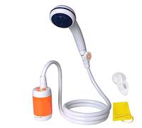 Portable Shower Electric Shower Camping Shower for Home or Outdoor Showering Car Washing Pet bathing Vegetation Watering with Shower Head Shut OFF Valve and Built-in 4800mAH Rechargeable Battery