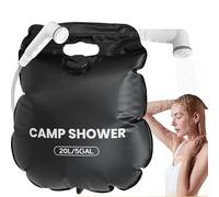 Portable Shower for Camping 20L/5 Gallon Outdoor Bath Kit with Hose