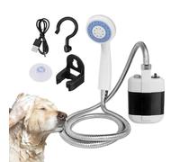Portable Shower, Handheld Camping Shower, Rechargeable Outdoor, Lightweight Pump System, Usb Charging Design, Beach Hiking Travel, 5.51x3.43x2.2 Inches, Blue, 1 Piece