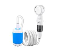 Portable Shower, Rechargeable Camping Shower Pump with 4000mAh Battery, Outdoor Shower Head Sprayer for Hiking, Climbing, Travel, Camp, Car Washing, Pet Cleaning