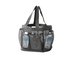 Portable Shower Storage Bag, Mesh Shower Caddy for Student Dorm Room Essential | for College Dorm, Travel, Gym and Camping, Keep Your Toiletries Organised