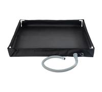 Portable Shower Tray - Small Shower Tray | Bath Floor For, Foldable Shower Tray, Portable Camping Shower Trays with Drain Hose for Indoor and Outdoor Use