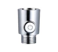 Portable Shower Valves Button Type 1/2Inch Water Flows Control for Easy Installion Designs Bidet Sprayer Use Easy Installion Shower