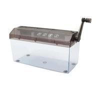 Portable Shredder - PET | Mini Hand Paper Shredder Home, Compact Document Cutter Hand Cranked | Manual Shredder Privacy Home Office Student Dorm Apartment