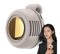 Portable Silent Bladeless Fan, Small Whirlwind Clip Fan For Waist Or Neck, Wearable Cooling Fans With 3 Speeds, Air Cooler USB Rechargeable, Small Portable Bladeless Clip On Fans For Dorm Beach Gym