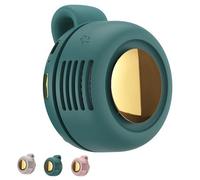 Portable Silent Mini Bladeless Electric Fan, Small Clip Fan, portable waist clip, Portable Cooling with 3-speeds, for Outdoor/Travel/Office/Shirt (Green)