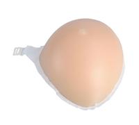 Portable Silicone Breast Forms for Post Surgery A Single Piece- Triangle Shaped Fake Breasts, Comfortable Silicone Chest Pads for Transgender, Prosthetic Breast Enhancer Skin Tone (L)