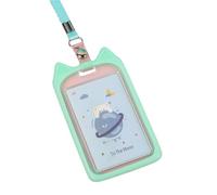 Portable Silicone Card Holder Badge With Lanyard Carry Your Cards In And Show Your Love For Cats Badge Holder With Lanyard
