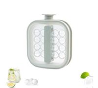 Portable Silicone Ice Ball Maker Kettle, 2 in 1 Instant-Pull Ice Maker Kettle with Pull Handles, Store & Release Perfect Iceballs with Ease, Easy Release Freezer, for Home Bar & Outdoor (Green)