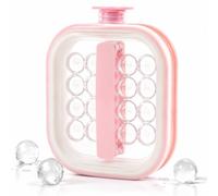 Portable Silicone Ice Ball Maker Kettle, 2 in 1 Portable Ice Kettle, 2 in 1 Foldable Ice Ball Maker with Pull Handles ，C