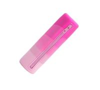 Portable Silicone Pen Bag Cylinder Shape Zippered for Travel Cylinder Silicone Pencil Case Zippered Pencil Pouches Large Compartment Portable Pen Organiser Bag
