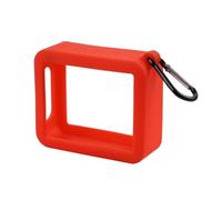 Portable Silicone Protective Case for JBL GO 2 and GO ES Speakers, Compact 10 x 7 x 3 cm Audio Accessory with PU Strap - Black