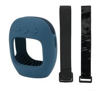 Portable Silicone Protective Cover for JBL CLIP5 Speaker, Shock Absorbing Case with Strap and Precise Cutouts (Blue)