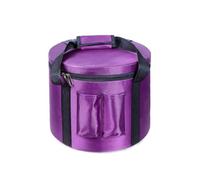 Portable Singing Bowl Carry Bag Crystal Singing Bowl Bag Relaxation Yoga Bowls Meditation Sound Healing Bags Large Musical Instrument Parts(13 Inch Purple)