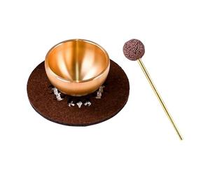 Portable Singing Bowl - Relaxation Healing Instrument, Sound Meditation Bowl Set, Sturdy Mini Chakra Bowl | Yoga Stress Relief Self-Regulation Mindfulness Home Wellness Mind Body Mindful Pra