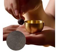 Portable Singing Bowl - Sound Bowl Set with Mallet and Cushion for Meditation | Spiritual Handcrafted Desktop Decoration for Yoga