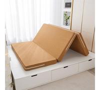 Portable Single Folding Mattress Tri Fold Floor Mattress with Washable Cover Twin Size Guest Bed Versatile Double Sided Foam Mattress for Easy Storage and Comfort
