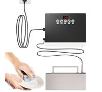 Portable Sink Ultrasonic Dishwasher, Multifunctional Sink Dishwashing Machine Cleaner, Household Ultrasonic Vegetable Washing Machine, Installation-free for Dishes, Fruit